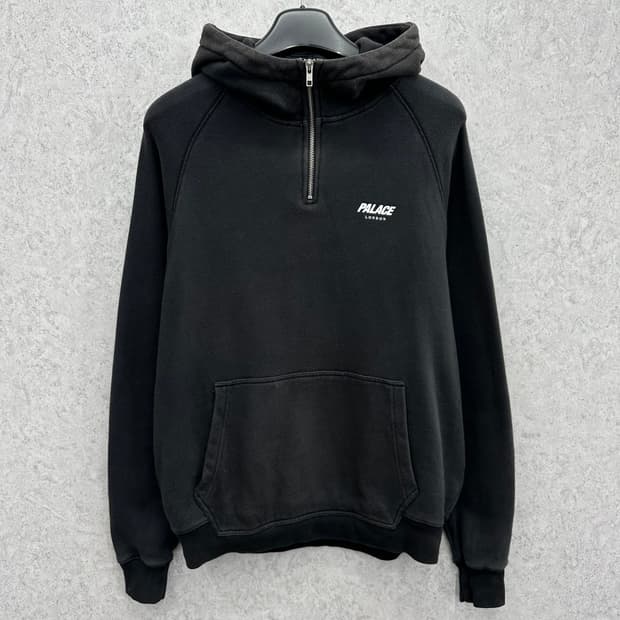 100 팔라스 런던 남자 루즈핏 반집업 후드티