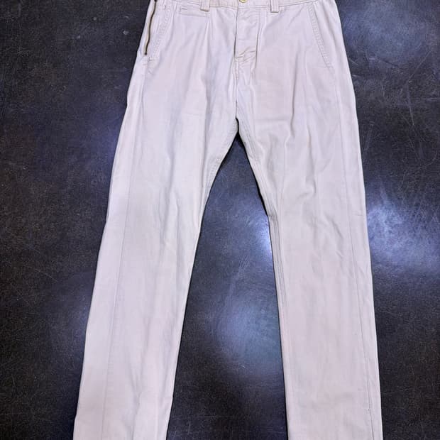 팀버랜드 어스키퍼스 틸트 지퍼 디테일 코튼팬츠 베이지 30