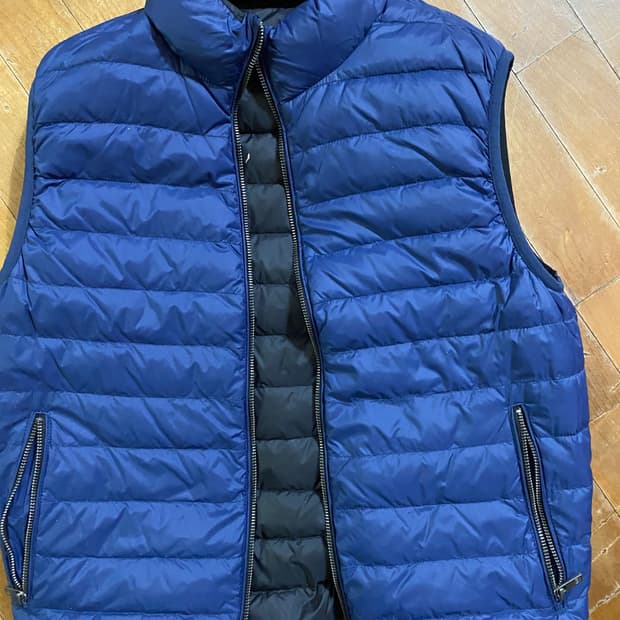 마시모두띠 남성 양면 경량 패딩 조끼 M (국내100)