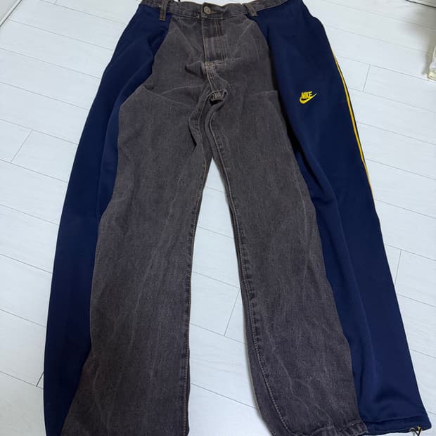 나이키 트레이닝 바지 네이비