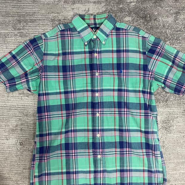 Vtg Polo RL 체크셔츠