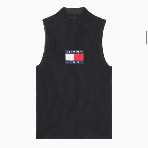 타미진스 립 모크넥 플래그 탱크탑
