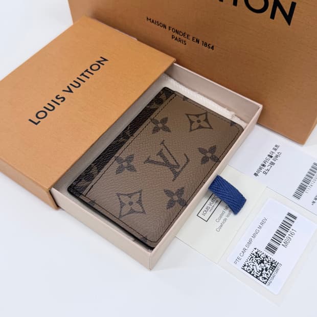 [S+급/OS] 루이비통 모노그램 리버스 여성 카드지갑