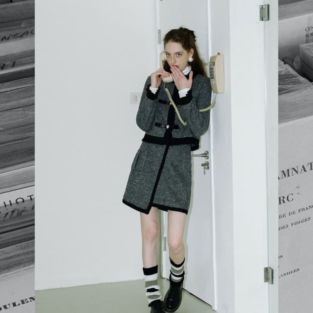 쎄무아듀 트위드 셋업 S