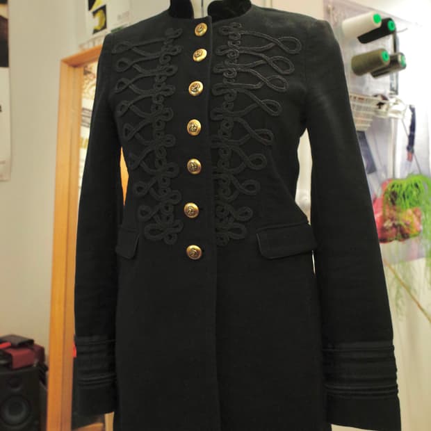 Zara Napoleon Multi Trimming Jacket 