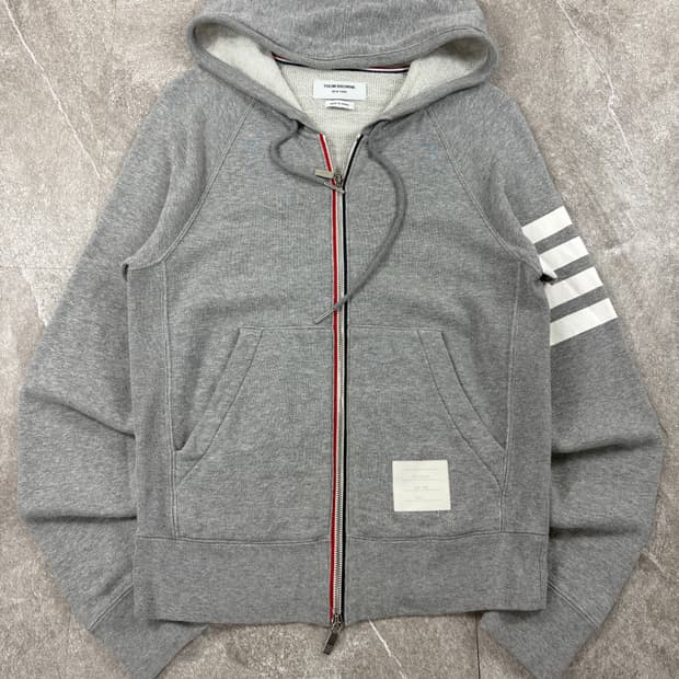 Thom Browne Hooded zip-up  