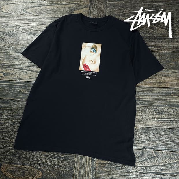 [스투시 X 야마구치 하루미] 17 SS 루즈핏 걸 반팔티 P01944