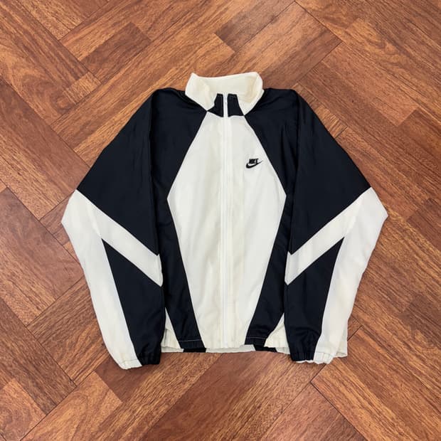 L 나이키 90s 올드스쿨 바람막이 자켓 