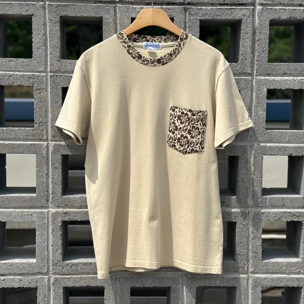 Sun Surf 알로하 포켓 반팔 티셔츠