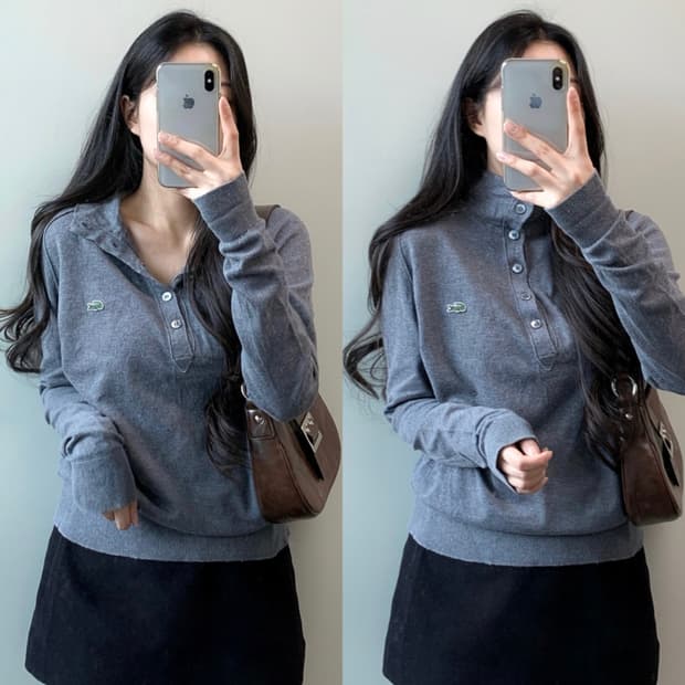 라코스테 카라넥 니트