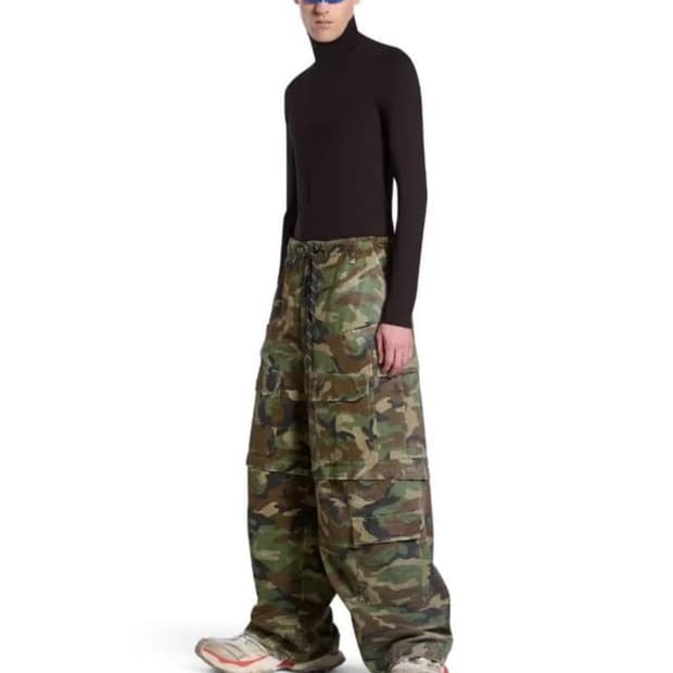 발렌시아가 카모 팬츠