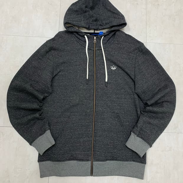 아디다스 차콜 후드집업 #396