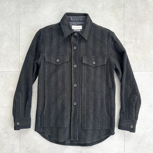 이자벨마랑 스트라이프 울 셔츠 자켓