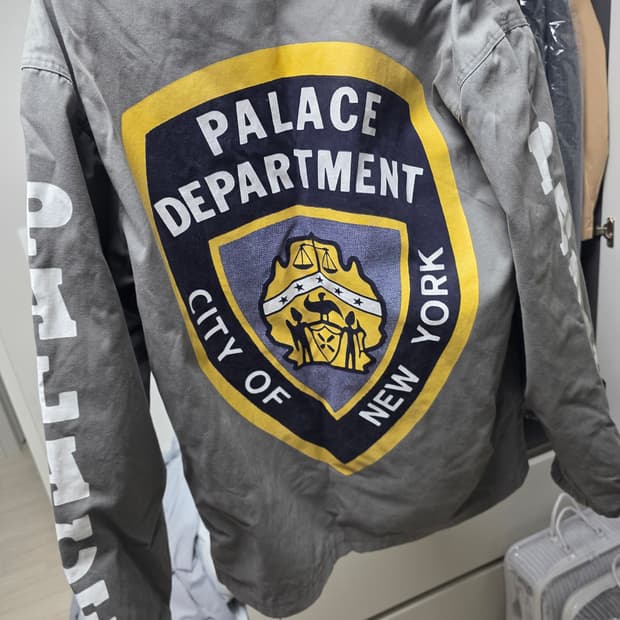 PALACE 팔라스 14SS NYPD 디파트먼트 자켓 라지사이즈