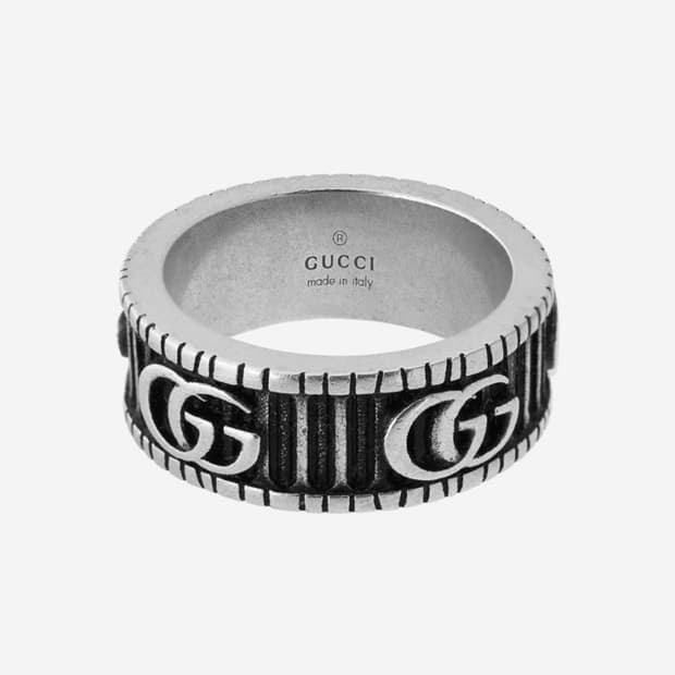 구찌 GG 마몽 와이드링 14호