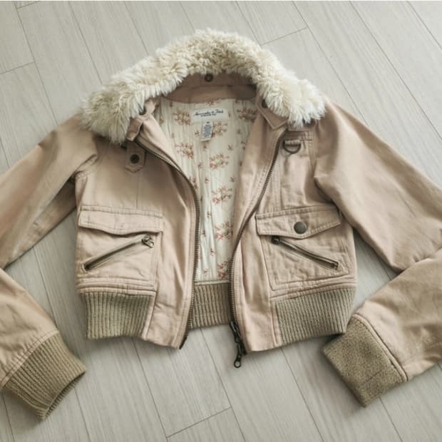 아베크롬비 크롭 자켓 점퍼 봄버 y2k