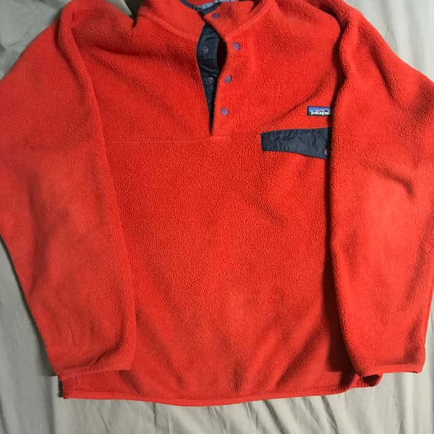 Patagonia synchilla snap t red size m