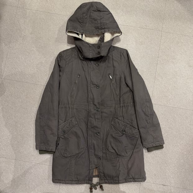 hum 양털 누빔 야상 자켓