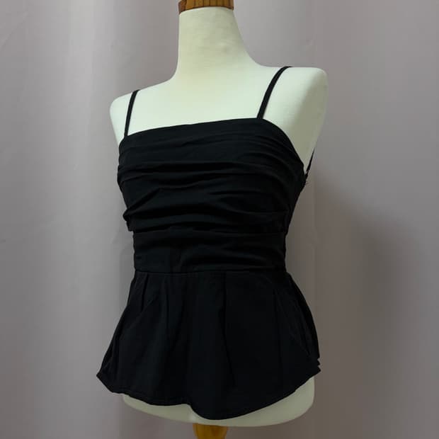 블랙 페미닌러블리 나시