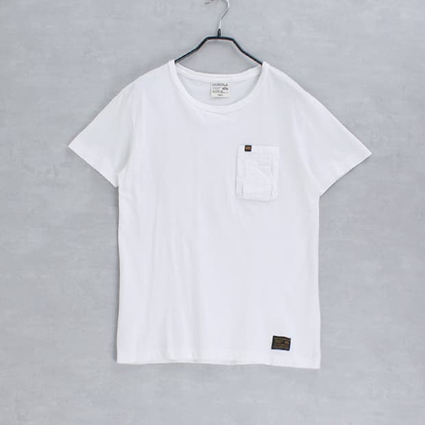 ALPHA _ crew neck pocket tee
