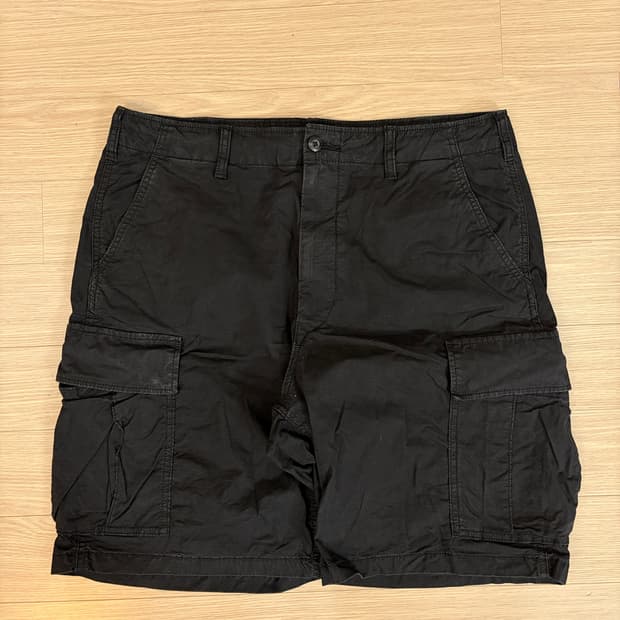 유니클로 카고 반바지 블랙 쇼츠 xl