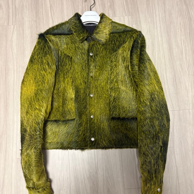 릭오웬스 앨리스 스트로브 포니헤어 자켓