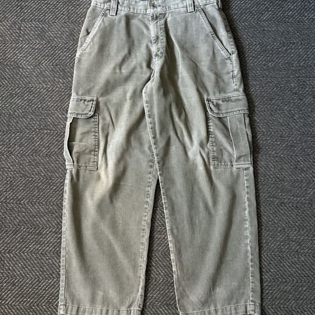(32) 90s 리바이스 실버탭 코듀로이 카고 와이드 팬츠