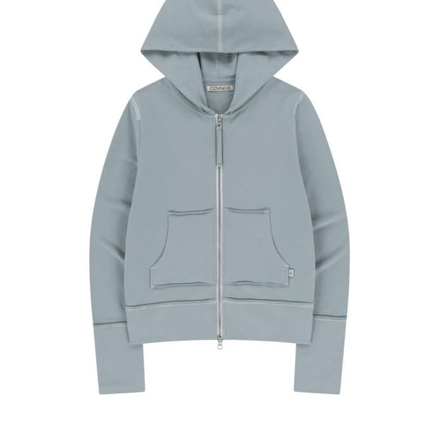 Coyseio STITCH HOOD ZIP-UP SKY BLUE
