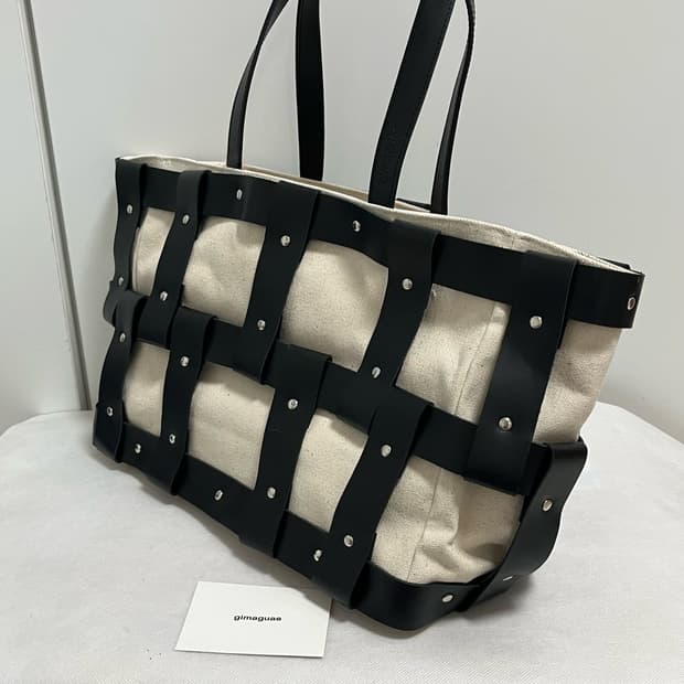 기마구아스 캔버스 쇼퍼백