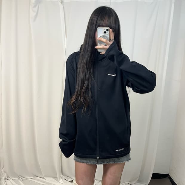 Nike Black Hooded Jersey