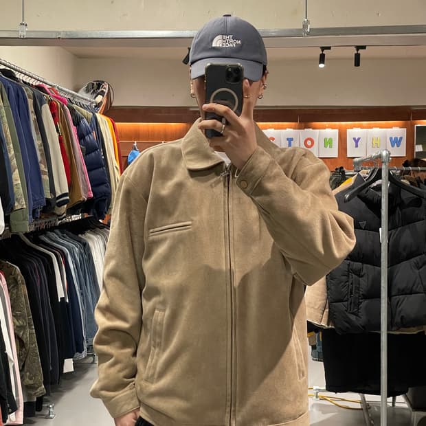 빈티지 스웨이드 자켓  