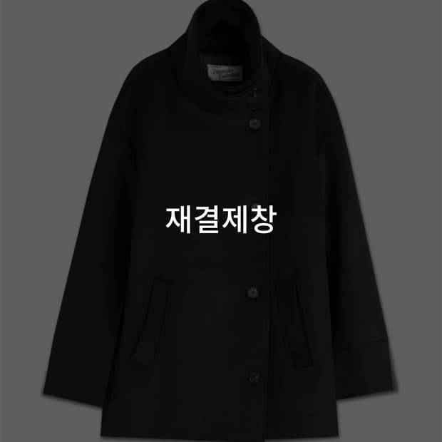 [FREE] 디망쉬 Double Breasted Coat 코트 블랙