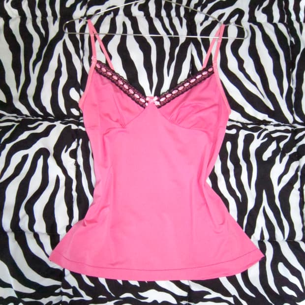 Hime Gyaru Pink Lace Sleeveless 히메갸루 나시