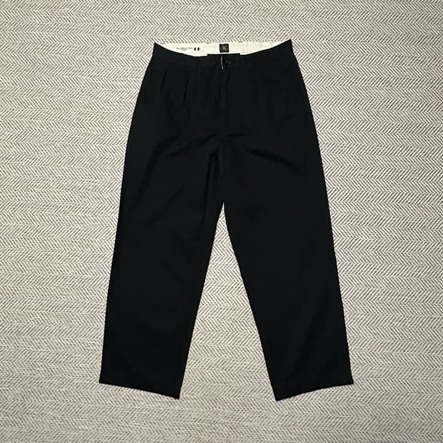 BACK NUMBER vintage chino wide pants