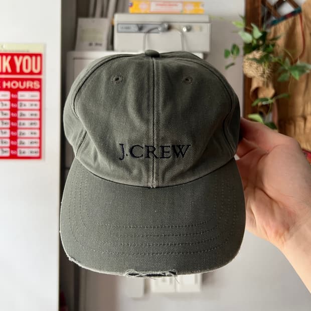 J.Crew 제이크루 빈티지 워시드 코튼 볼캡