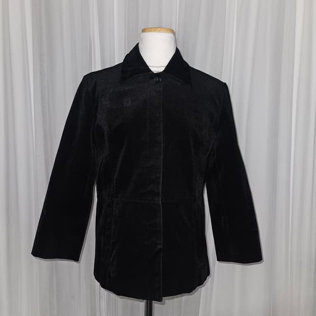 penny jule 윈터 블랙 코듀로이 자켓