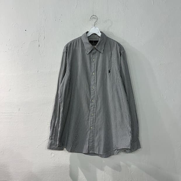 폴로랄프로렌 스트라이프 셔츠 L
