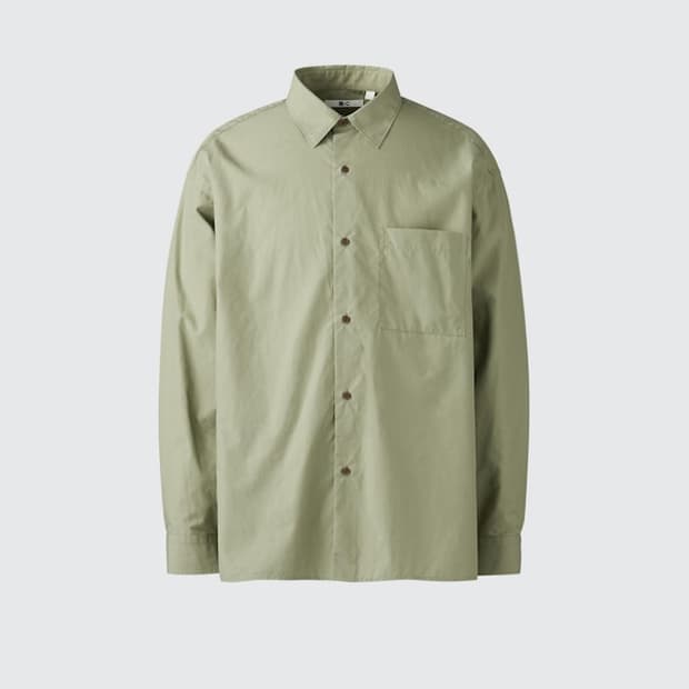 유니클로 C 브로드 오버사이즈 셔츠 L사이즈