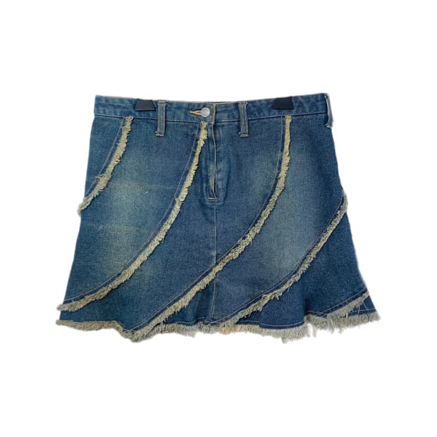 빈티지 데님 스커트