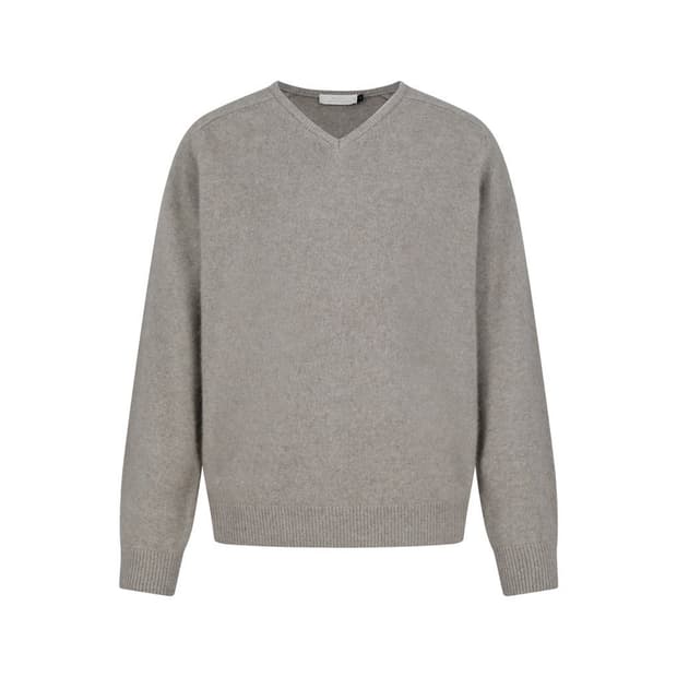 아모멘토 라쿤 브이넥 니트 베이지 M사이즈 판매