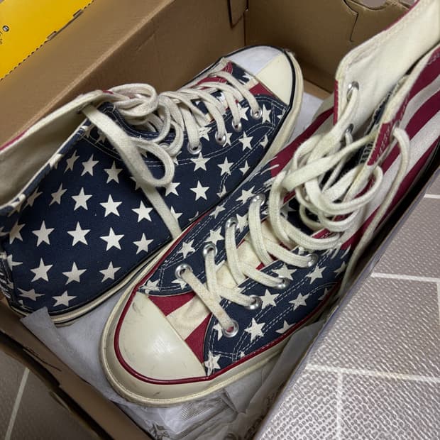 275 컨버스 척 70 하이 아카이 브 리스트럭처드 성조기