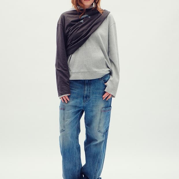 ERTR / side pocket 카고 데님 팬츠