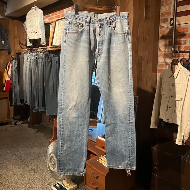 90s USA 빈티지 리바이스 501 데님 팬츠