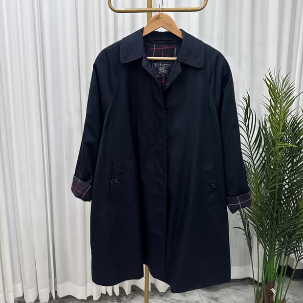 🩵 버버리 싱글 네이비 트렌치코트🩵