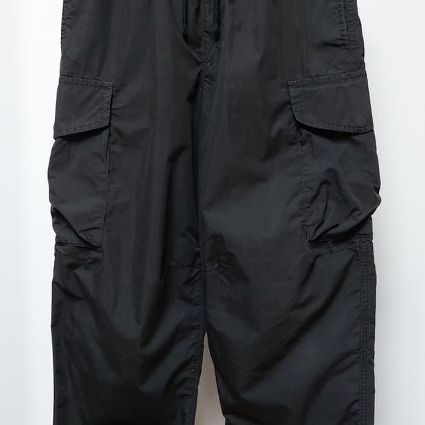 유니클로 블랙 카고 밴딩 팬츠(27~30)