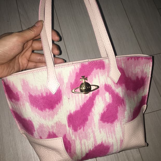 비비안웨스트우드 레오파드무늬 빈티지가방