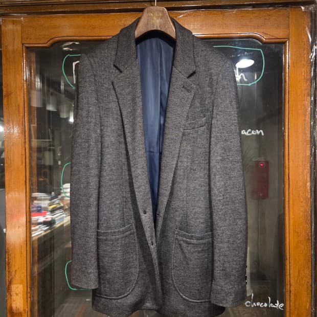 솔리드옴므 테일러드 저지 자켓