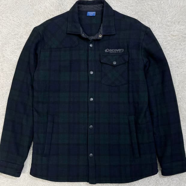 디스커버리 체크 셔츠 자켓/#538