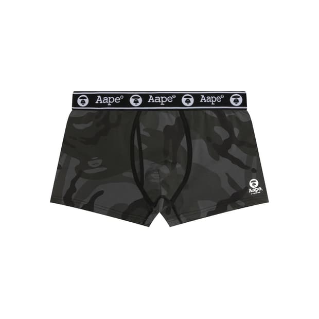 (오더) 베이프 AAPE 문페이스 카모 브리프 차콜