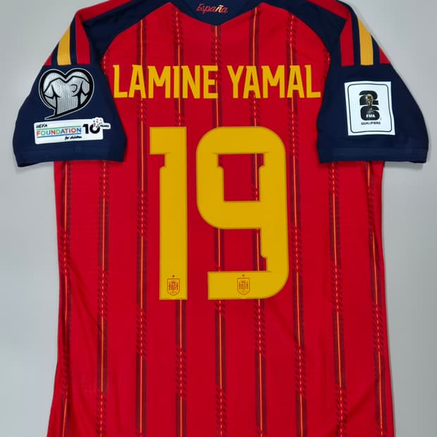 2026 월드컵 스페인 국대 홈킷 라민 야말 유니폼 L사이즈